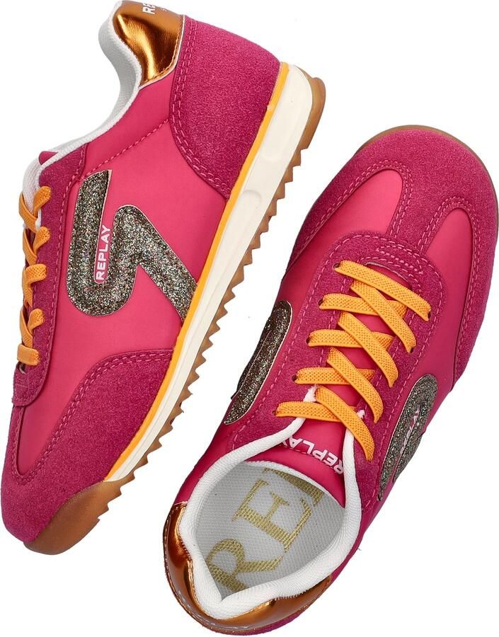 Replay Yard meisjes sneaker Fuchsia - Foto 3