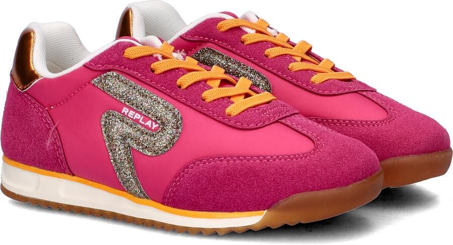 Replay Yard meisjes sneaker Fuchsia - Foto 3