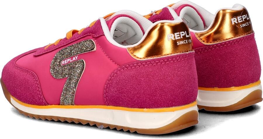 Replay Yard meisjes sneaker Fuchsia - Foto 4