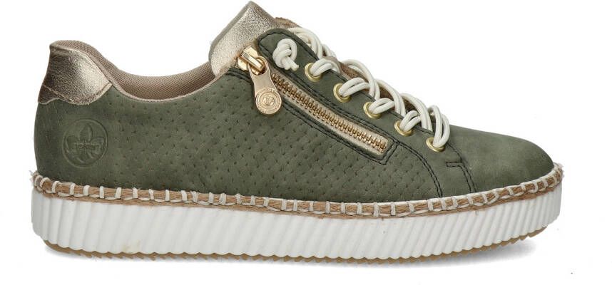 Rieker Veterschoenen Laag Veterschoenen Laag Groen - Foto 5