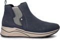 Rieker Chelsea-boots enkellaars high top sneaker sleehak boots met stretch inzetstuk - Blauw