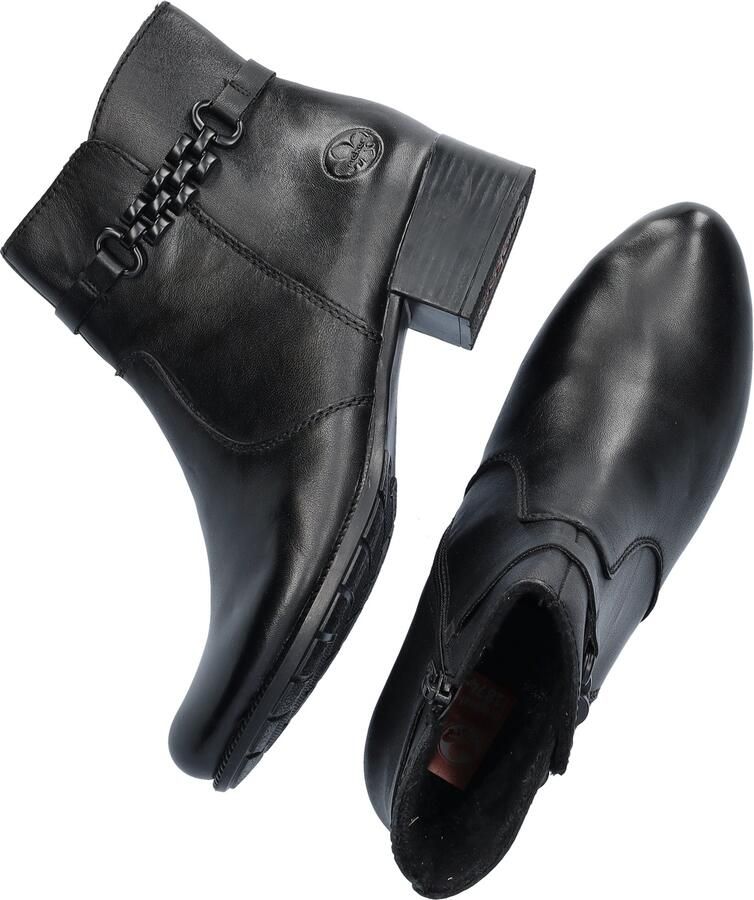 Rieker Stijlvolle enkellaars met 3 5 cm hak Black Dames - Foto 8