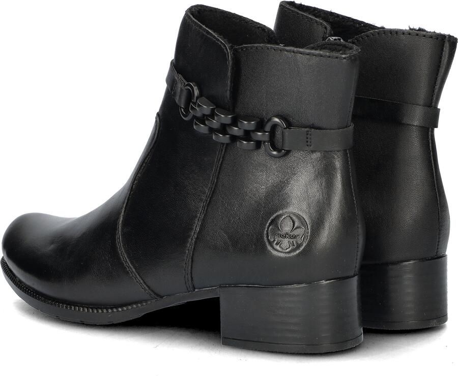 Rieker Stijlvolle enkellaars met 3 5 cm hak Black Dames - Foto 2
