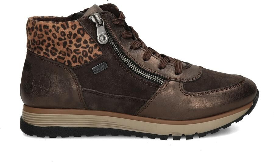 Rieker Veterschoenen Hoog Veterschoenen Hoog Donkerbruin - Foto 12