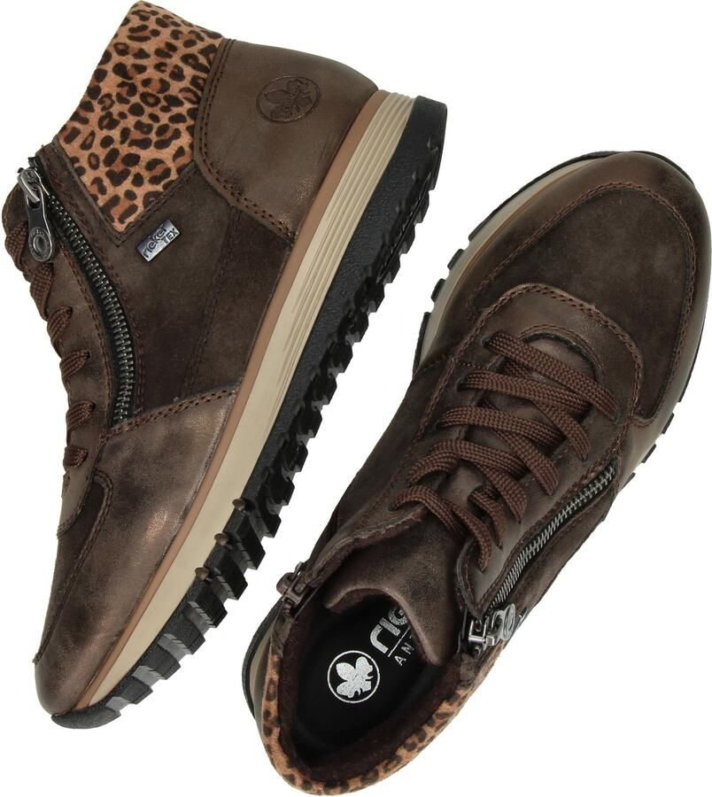 Rieker Veterschoenen Hoog Veterschoenen Hoog Donkerbruin - Foto 13