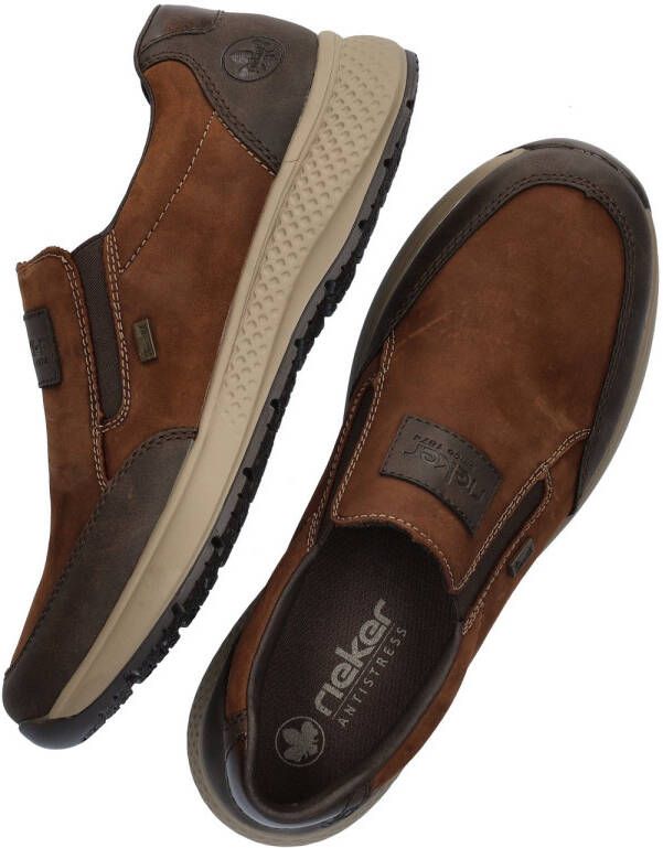 Rieker Instappers Bruin Leer 322207 Heren Leer - Foto 5