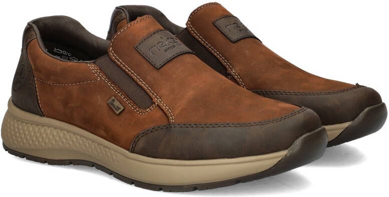 Rieker Instappers Bruin Leer 322207 Heren Leer - Foto 4