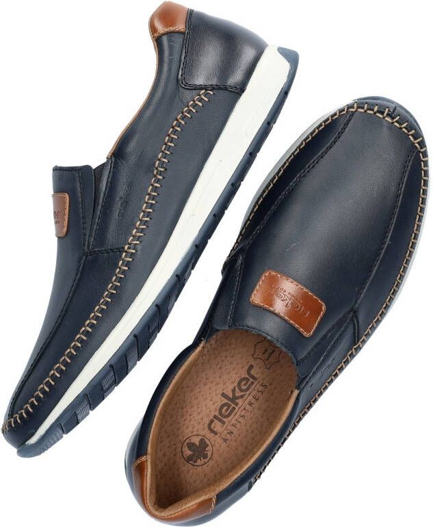 Rieker Instappers Zomerschoen instapschoen vrijetijdsschoen met ingewikkelde randstiksel - Foto 8