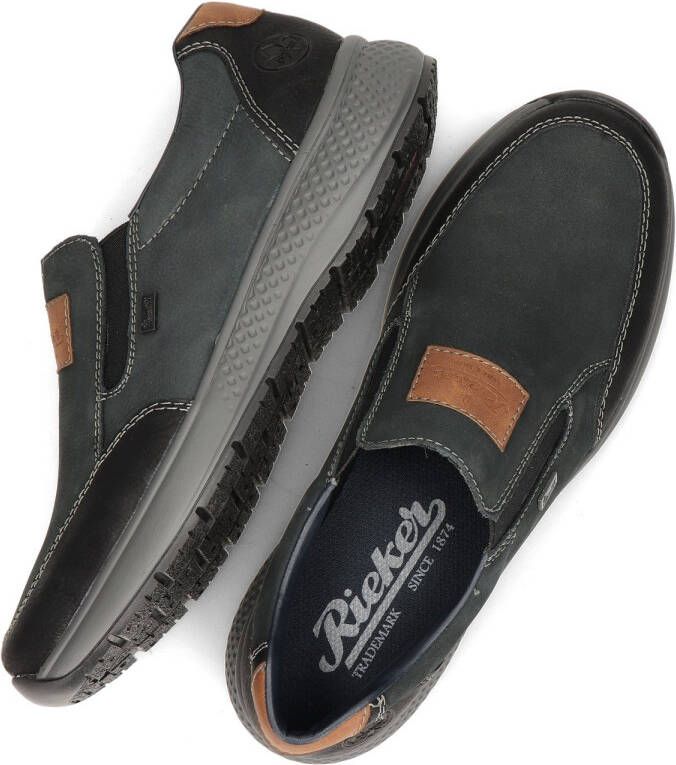 Rieker Waterafstotende instappers Blue Heren - Foto 4