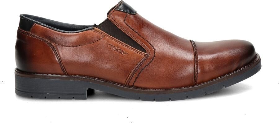 Rieker Heren Instapper Slipper Leer 13950-24 bruin - Foto 12