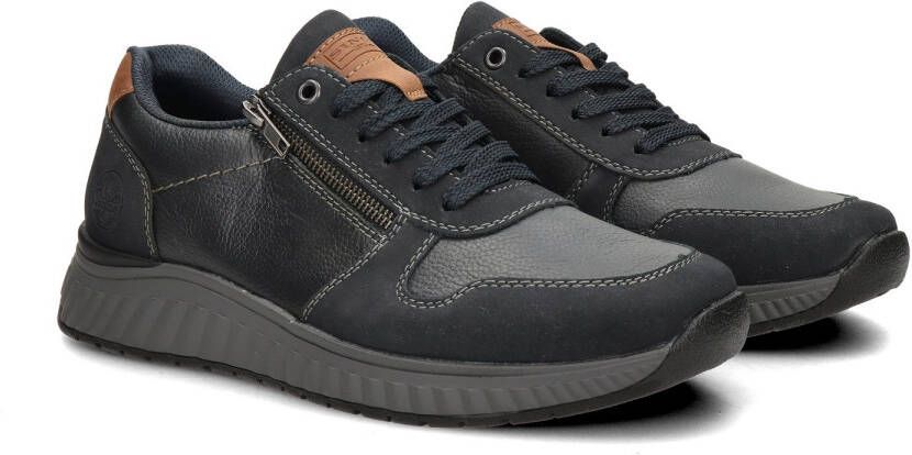 Rieker Comfortabele Blauwe Sneakers met Donkergrijze Zool Blauw Heren - Foto 8