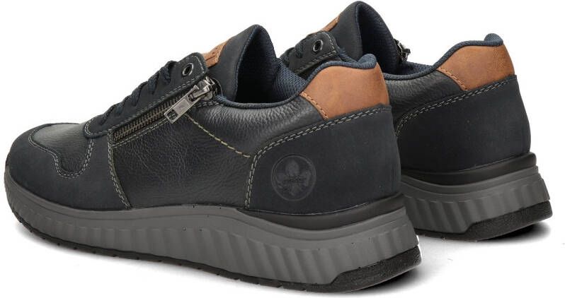 Rieker Comfortabele Blauwe Sneakers met Donkergrijze Zool Blauw Heren - Foto 9