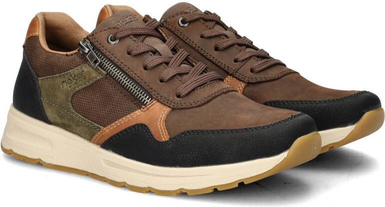 Rieker Sneakers Laag Veterschoenen Laag Donkerbruin - Foto 9