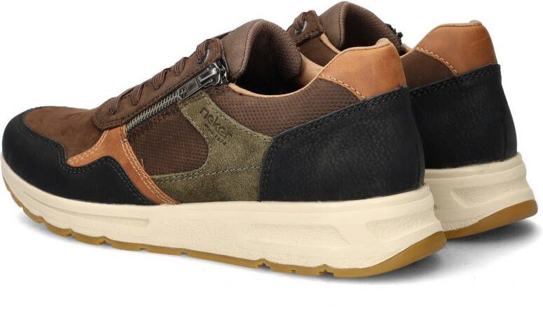 Rieker Sneakers Laag Veterschoenen Laag Donkerbruin - Foto 8