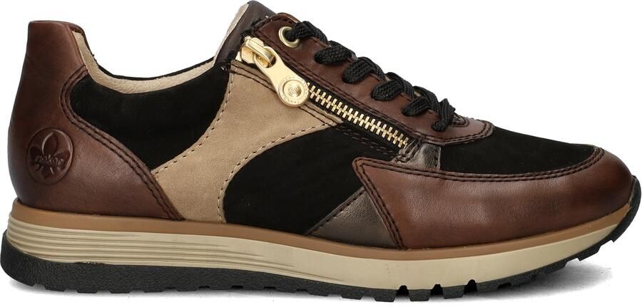 Rieker Sneakers bruin Synthetisch Dames - Foto 5