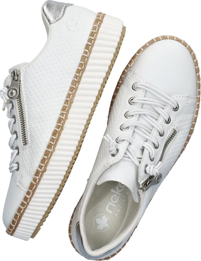 Rieker Sneakers met modieuze siernaad vrijetijdsschoen lage schoen veterschoen - Foto 8
