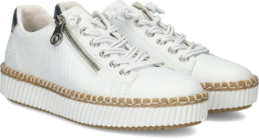 Rieker Sneakers met modieuze siernaad vrijetijdsschoen lage schoen veterschoen - Foto 10