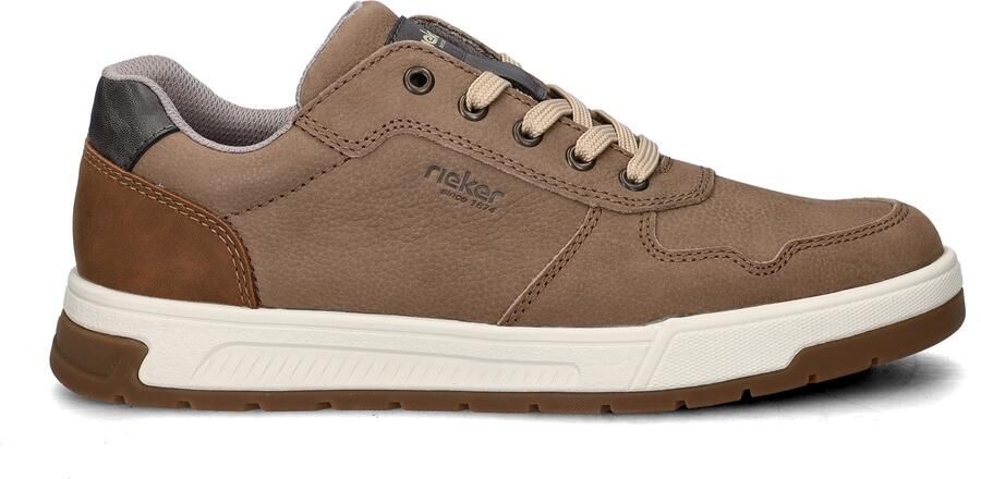 Rieker art 36024 64 heren sneaker veterschoen taupe - Foto 7