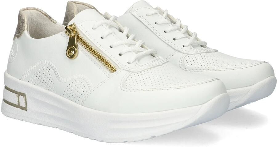Rieker Plateausneakers lage schoen veterschoen vrijetijdssneaker met ritssluiting - Foto 8