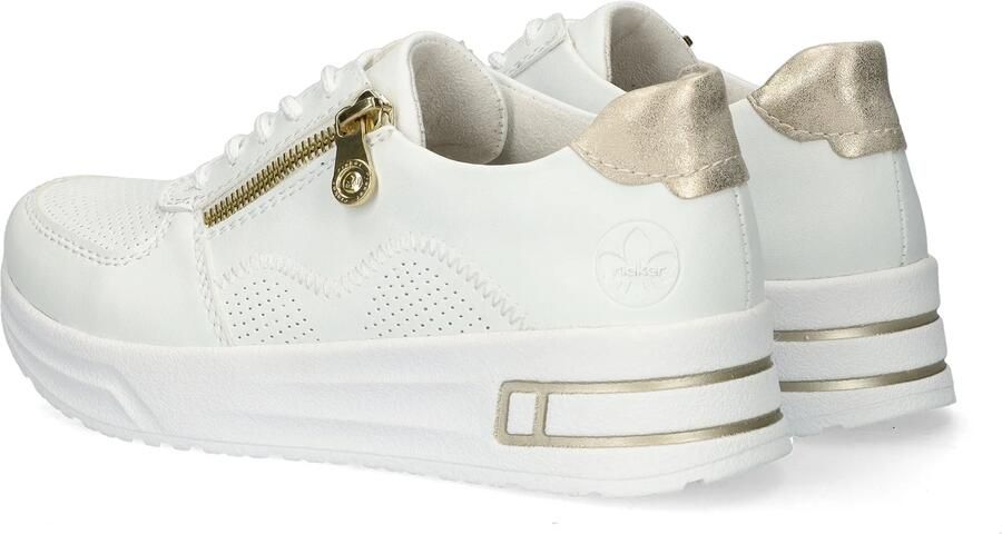 Rieker Plateausneakers lage schoen veterschoen vrijetijdssneaker met ritssluiting - Foto 7