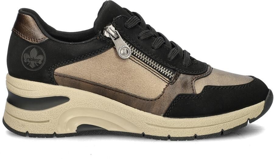 Rieker Sneakers Laag Sneakers Laag donkerbruin - Foto 2