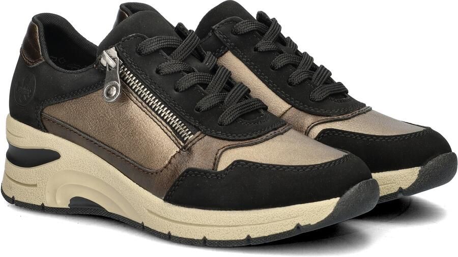 Rieker Sneakers Laag Sneakers Laag donkerbruin - Foto 6