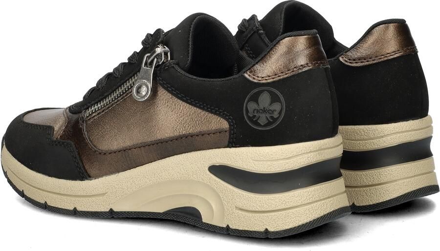 Rieker Sneakers Laag Sneakers Laag donkerbruin - Foto 5