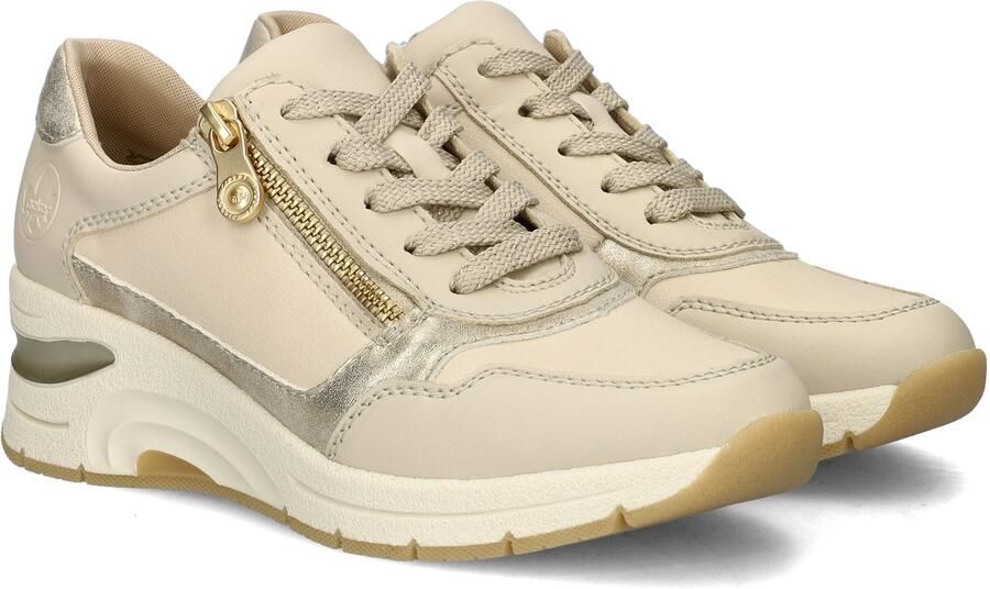 Rieker Sneakers met zijrits vrijetijdsschoen veterschoen smalle vorm - Foto 8