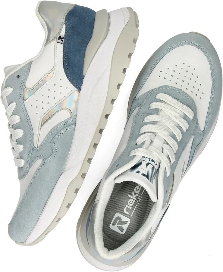 Rieker Sport Sneakers Dames Blauw - Foto 4