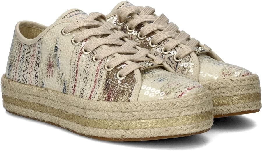 Rieker Espadrille Sneaker met zomerse print Multicolor Dames - Foto 8