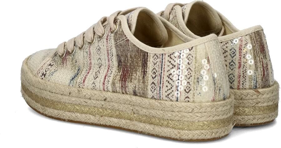 Rieker Espadrille Sneaker met zomerse print Multicolor Dames - Foto 9