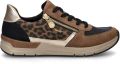 Rieker Sneakers vrijetijdsschoen veterschoen halfschoen met modieuze accenten - Bruin