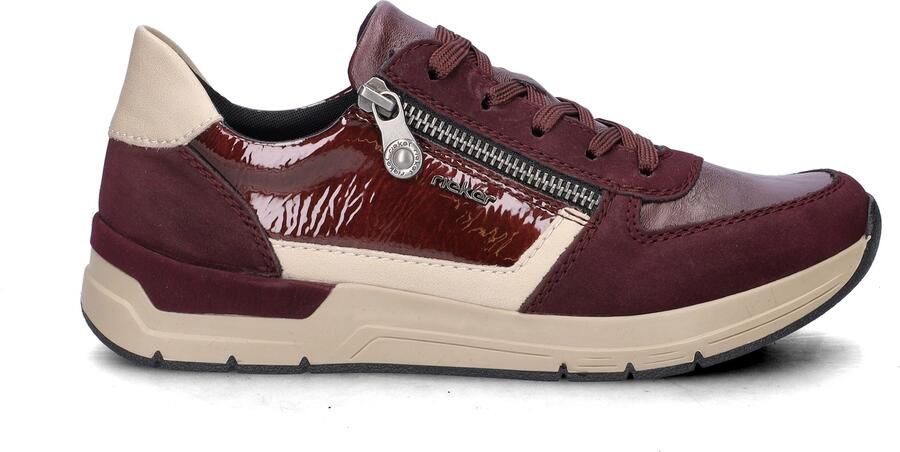 Rieker Sneakers Dames Rood - Foto 2