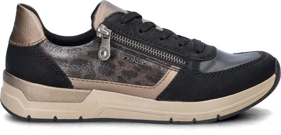 Rieker Dames Sneaker 58902-91 Zwart Combi - Foto 11