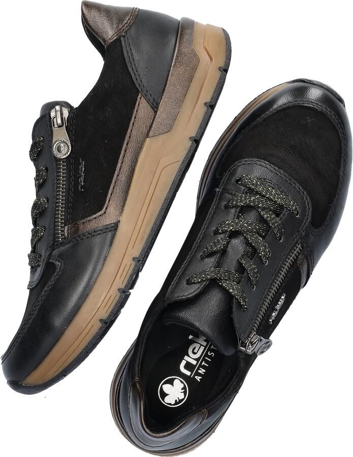 Rieker dames sneaker Zwart multi - Foto 3