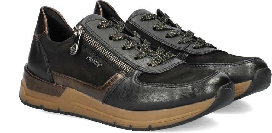 Rieker dames sneaker Zwart multi - Foto 4