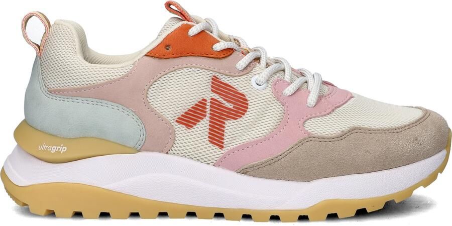 Rieker Sneakers laag smoky blue lichtgrijs rosa wit - Foto 14