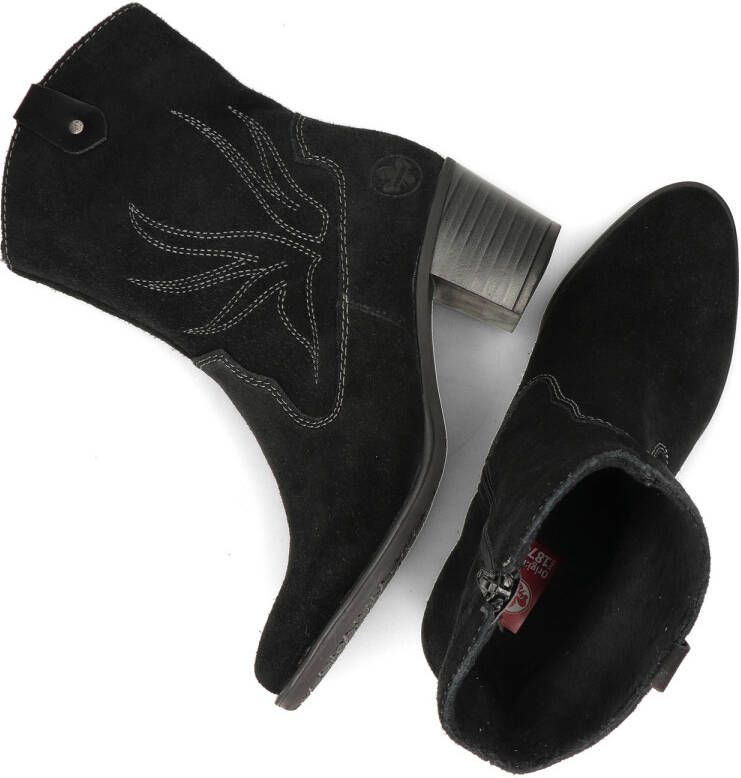 Rieker Elegant Western Style Zwarte Laarzen Black Dames - Foto 4