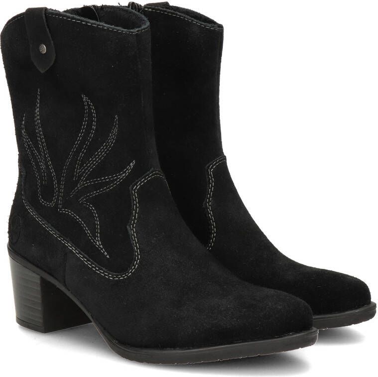Rieker Elegant Western Style Zwarte Laarzen Black Dames - Foto 2