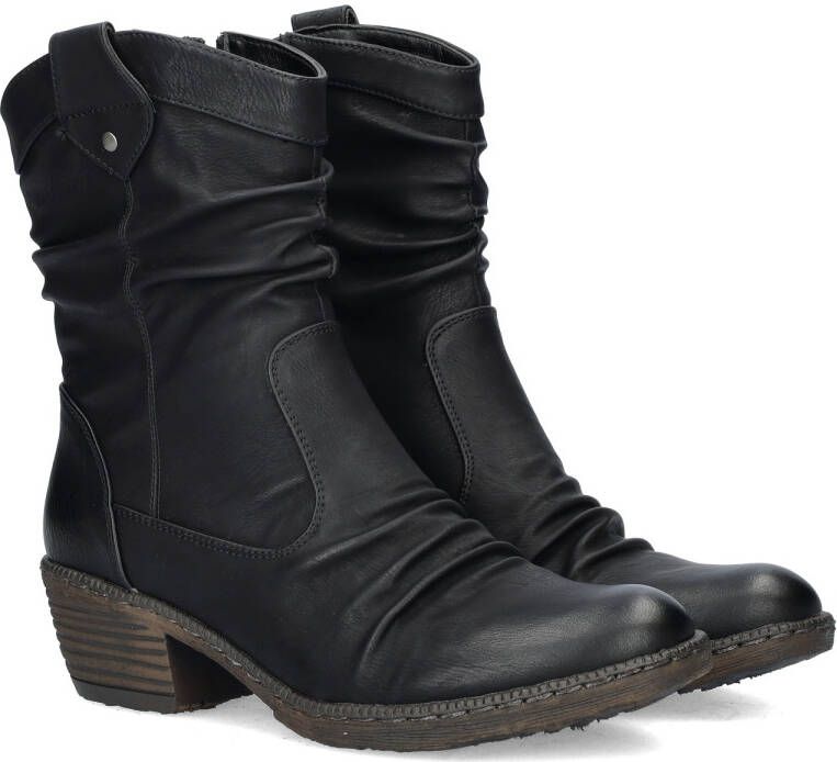 Rieker Zwarte dameslaarzen weerbestendig en stijlvol - Foto 4