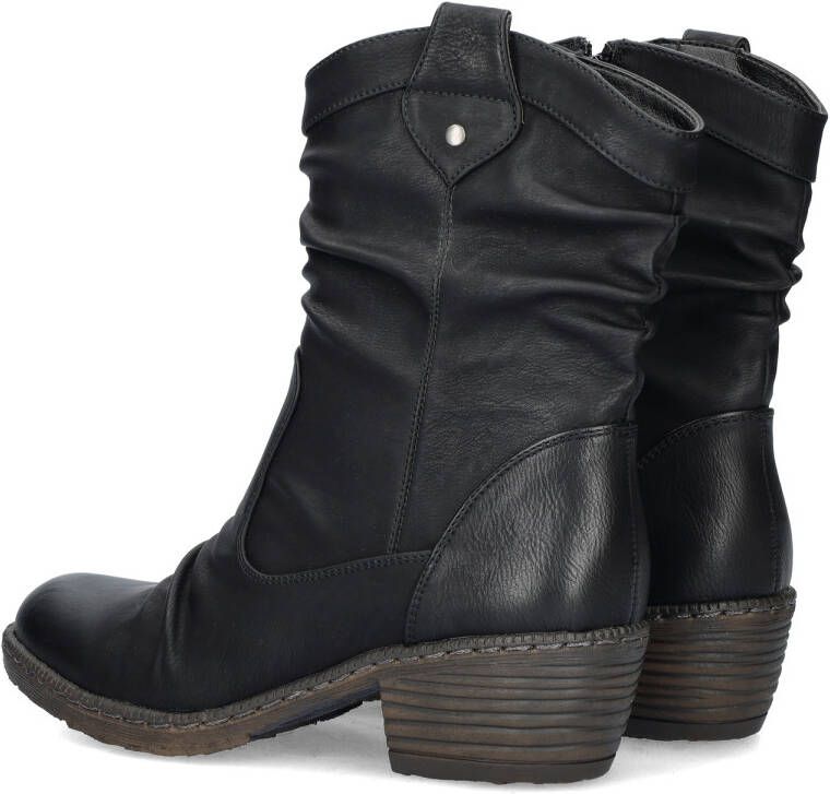 Rieker Zwarte dameslaarzen weerbestendig en stijlvol - Foto 2