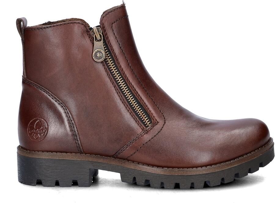 Rieker Enkellaarsjes cognac Synthetisch Dames - Foto 6