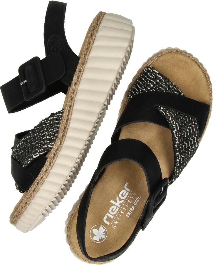 Rieker Sandalen met sleehak Sandalen - Foto 8