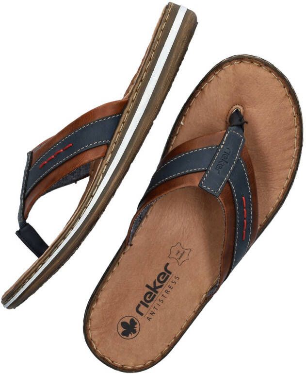 Rieker Comfortabele leren herenslipper Brown Heren - Foto 13