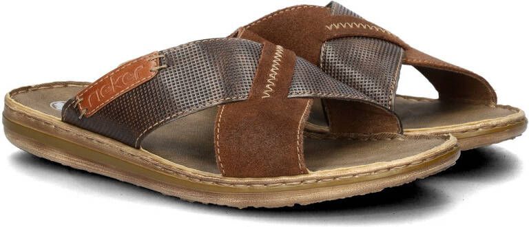 Rieker Heren Slipper 21063-20 Bruin - Foto 4
