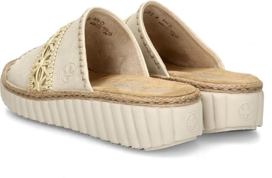 Rieker Slippers beige Textiel Dames - Foto 11