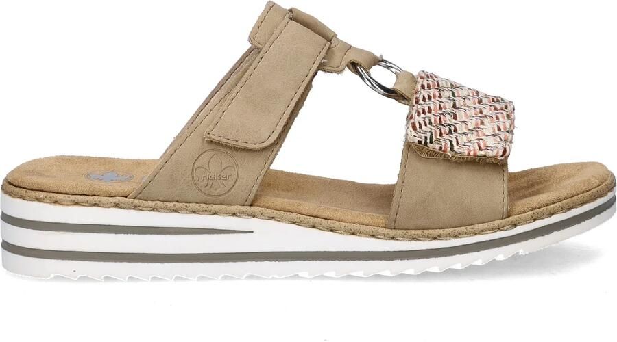 Rieker -Dames beige donker slippers & muiltjes - Foto 12