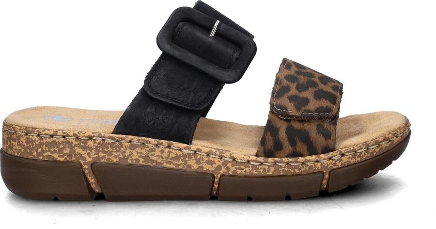 Rieker Zwarte Comfort Slipper met Voorgevormd Voetbed Black Dames - Foto 11