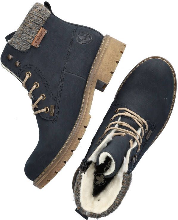 Rieker Winterlaarsjes veterschoenen enkellaars met waterafstotende tex-membraan - Foto 3