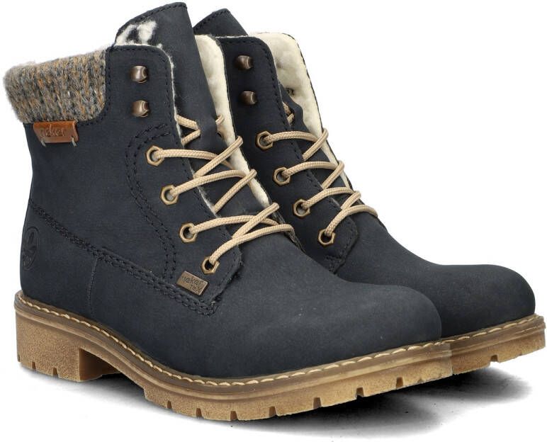 Rieker Winterlaarsjes veterschoenen enkellaars met waterafstotende tex-membraan - Foto 5